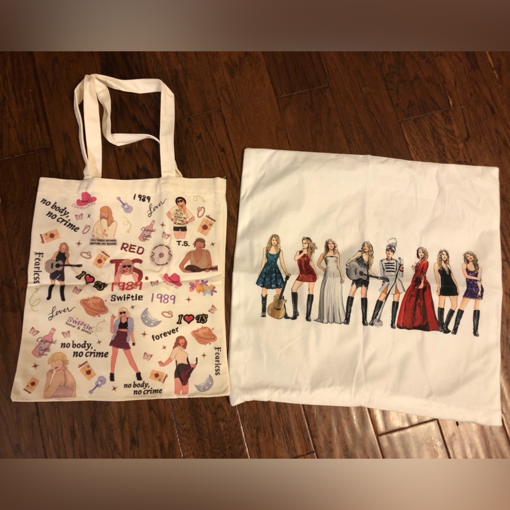 Taylor Swift Bundle: Tote Bag & Eras Pillow Case